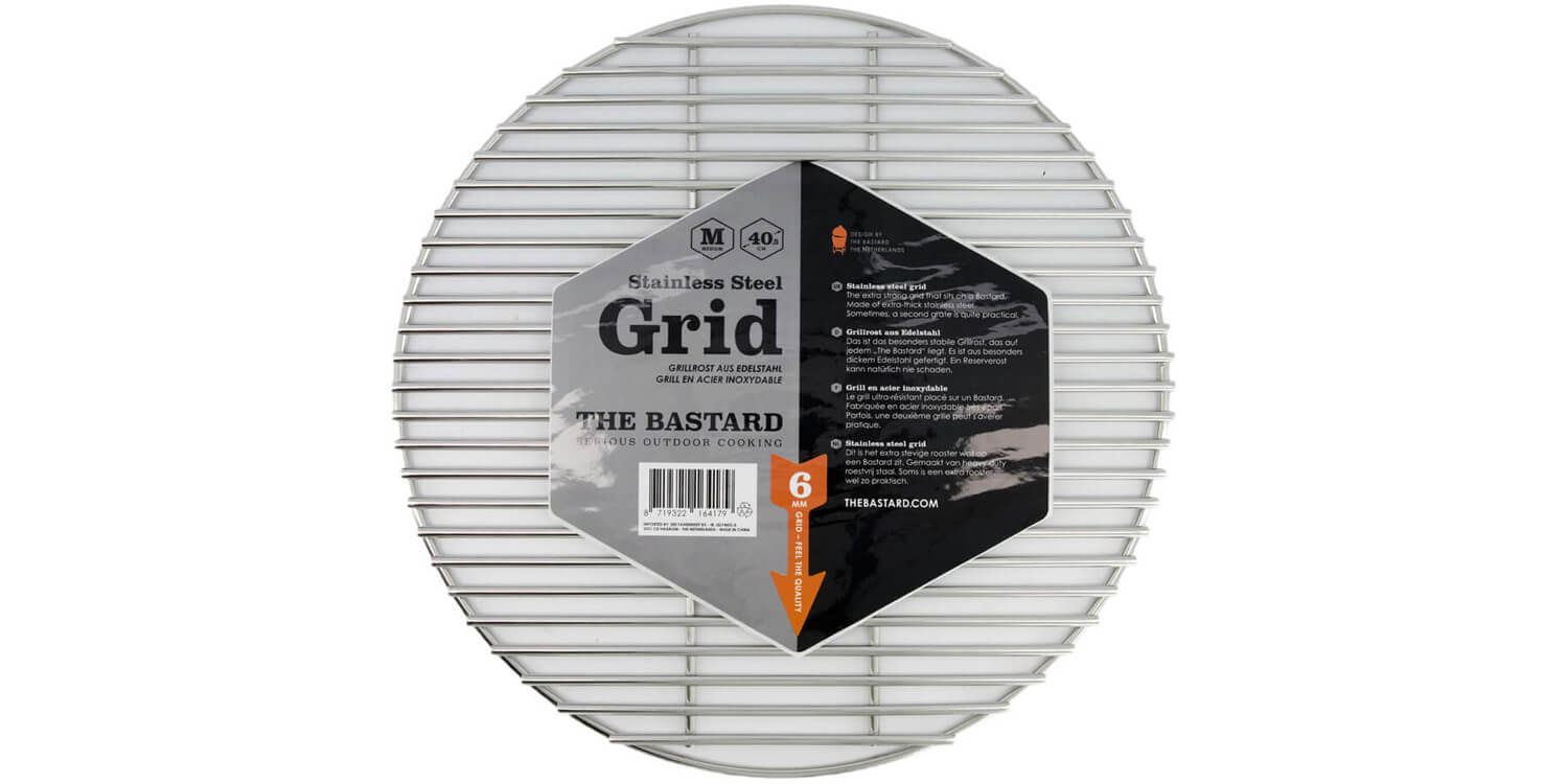 The Bastard Stainless Steel Grid Medium 40 cm