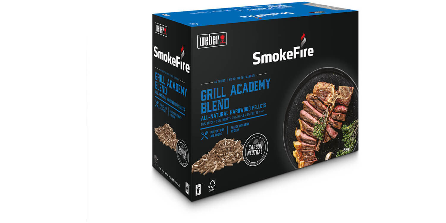 Weber Natuurlijke hardhout pellets Grill Academy Blend